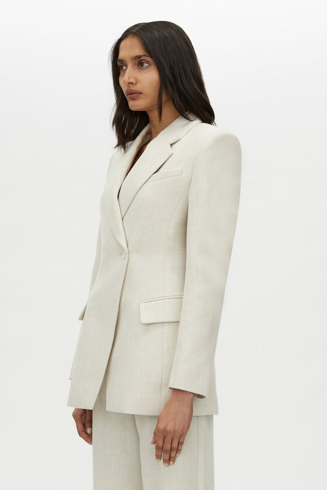 Camilla and Marc | Corbett Blazer - Stone