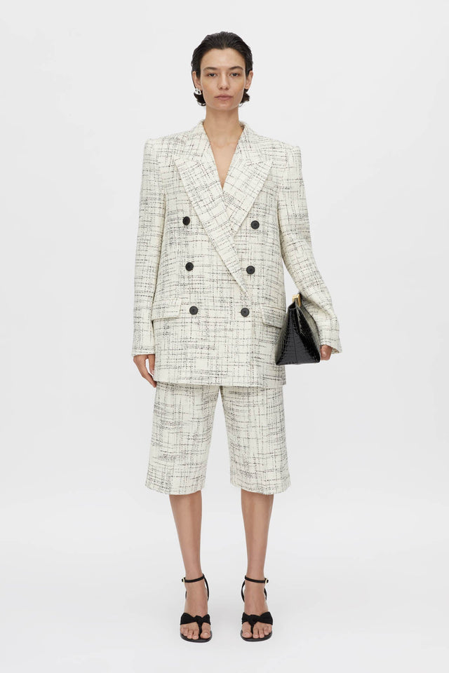Camilla and Marc | Corvina Jacket - Cream Cross Hatch