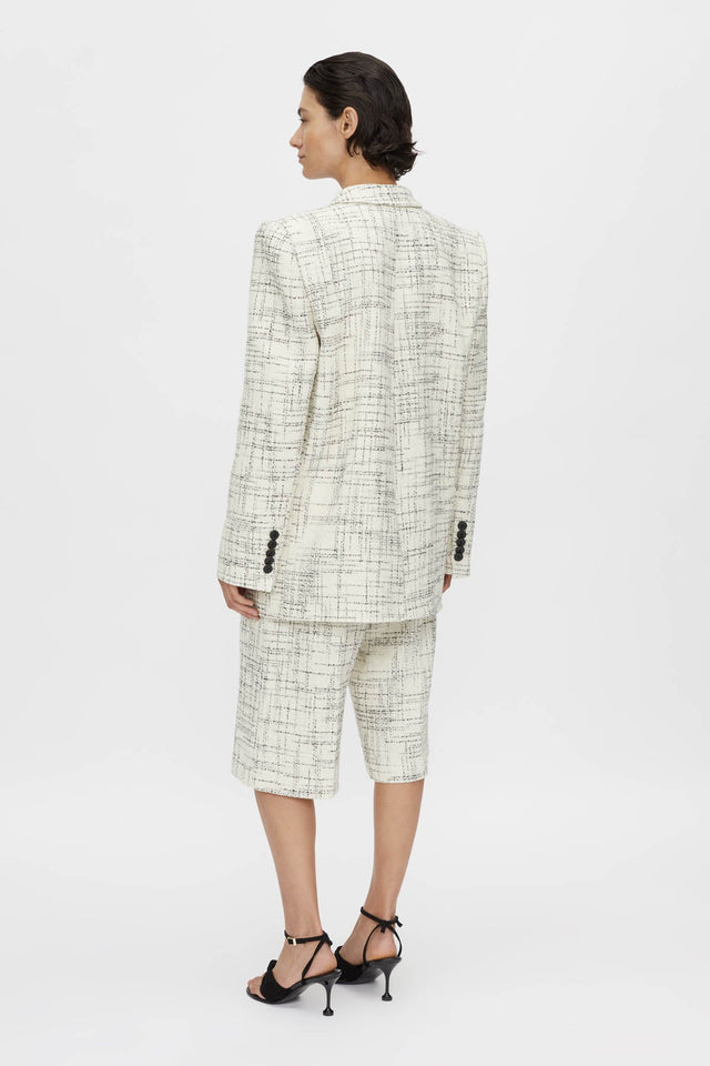 Camilla and Marc | Corvina Short - Cream Cross Hatch