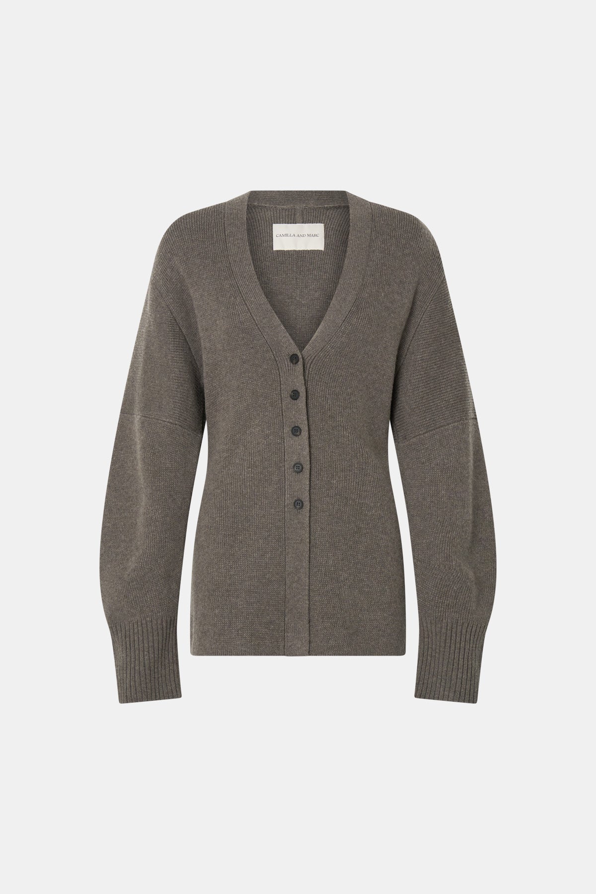 Camilla and Marc | Crawford Knit Cardigan - Squirrel
