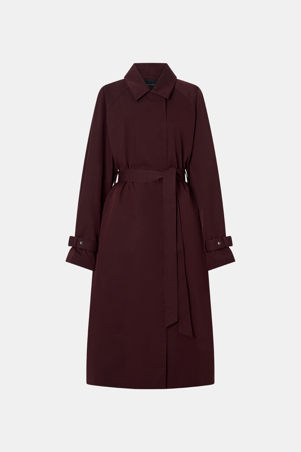 Camilla & Marc | Dia Trench Coat - Burgundy