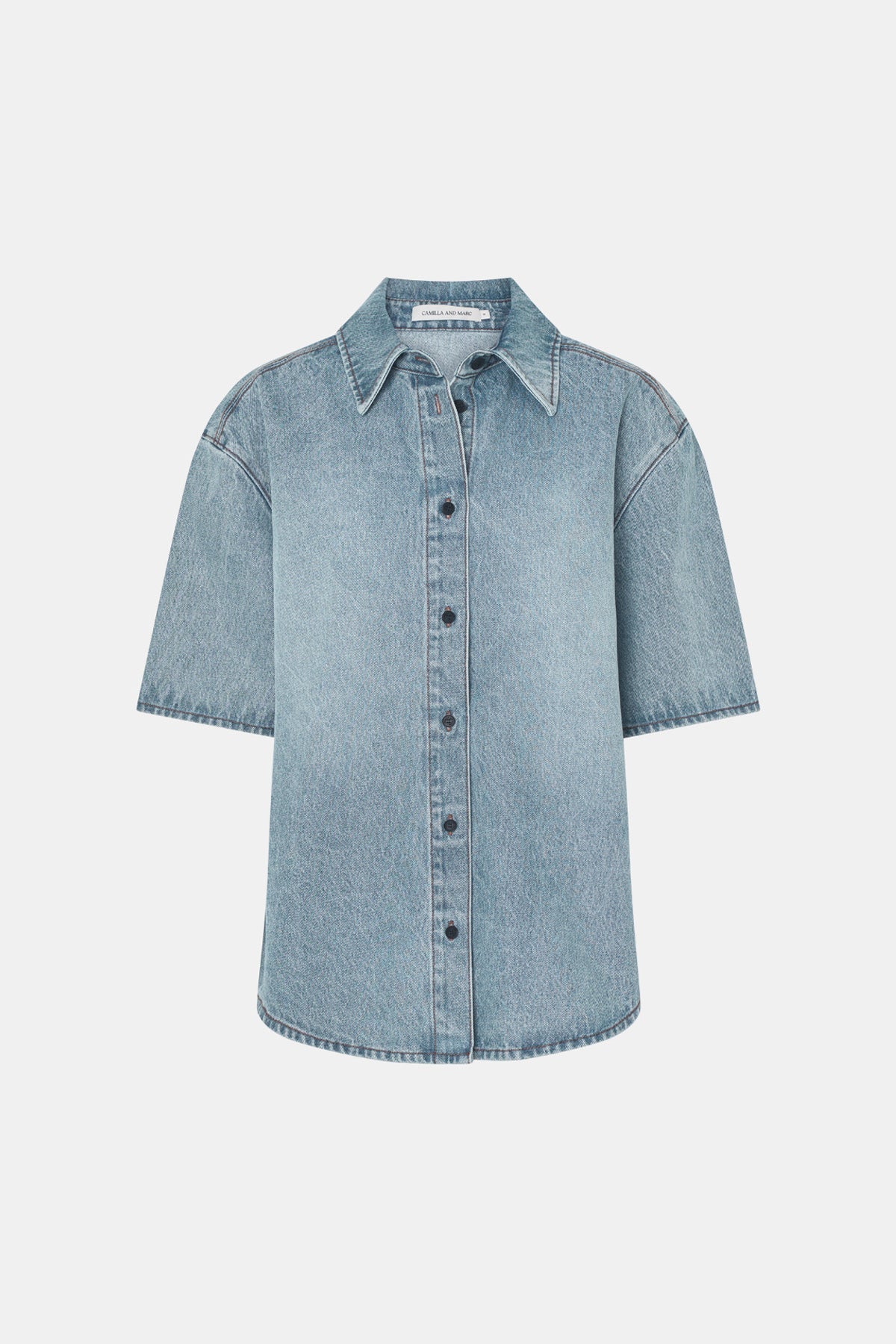 Camilla and Marc | Diego Denim Shirt - Light Vintage Blue
