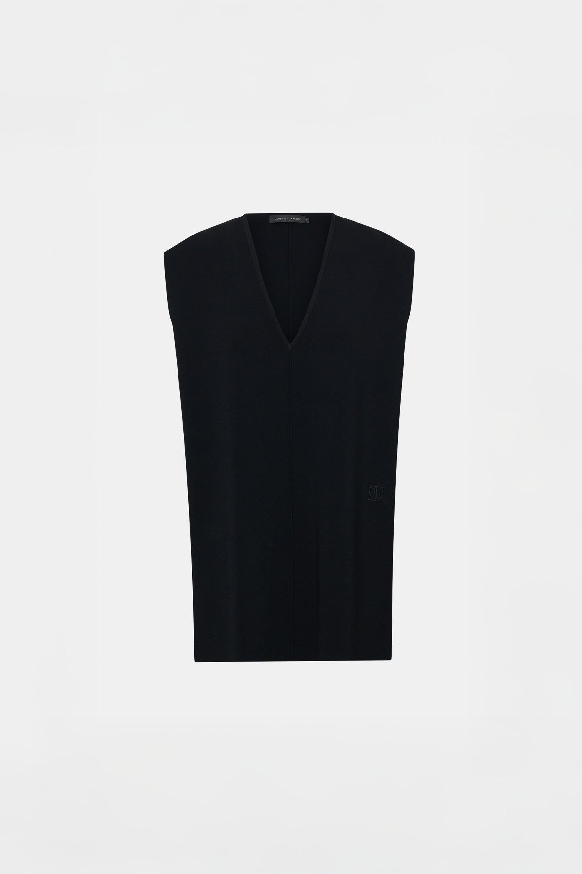 Camilla and Marc | Donatello Knit Vest - Black