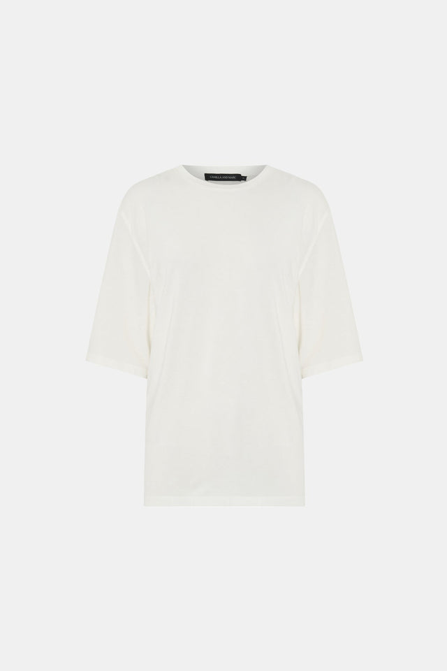 Camilla and Marc | Felton Draped Back Tee - Soft White