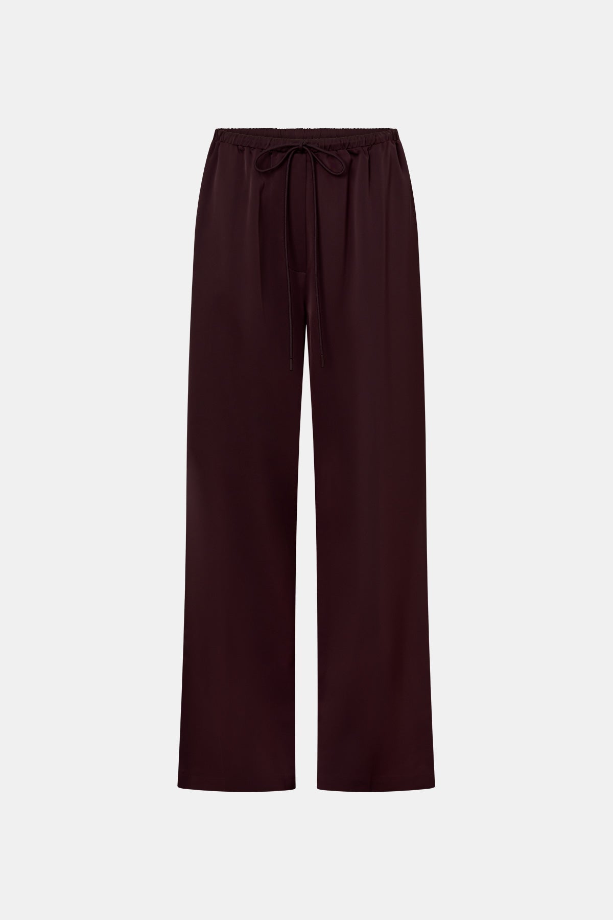 Camilla & Marc | Ground Satin Pant - Burgundy