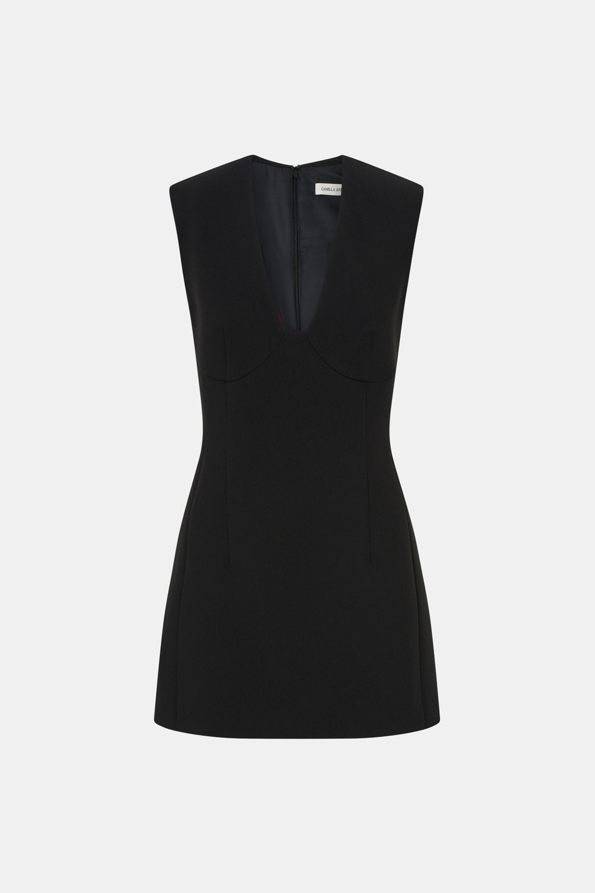 Camilla and Marc | Mackinley V Neck Mini Dress - Black