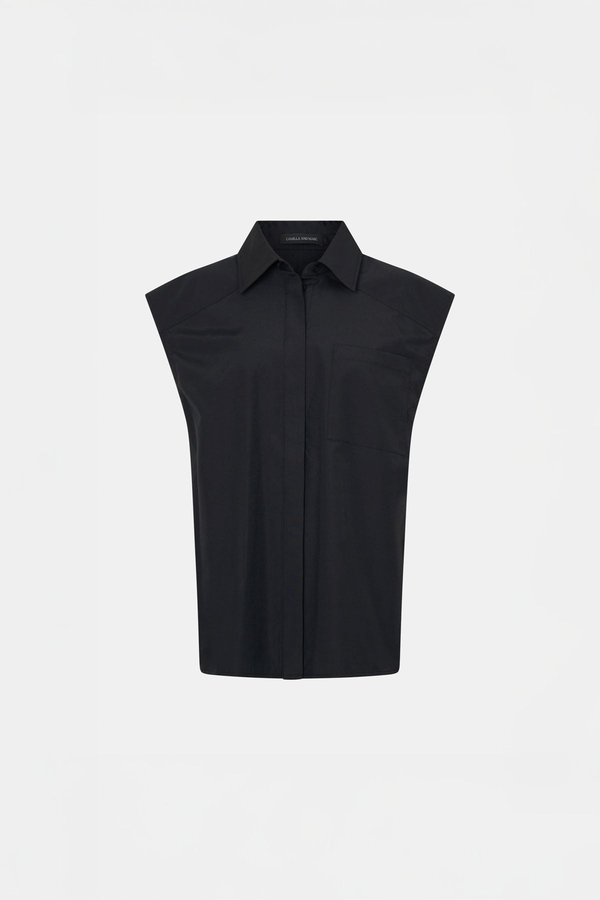 Camilla and Marc | Milo Sleeveless Shirt - Black