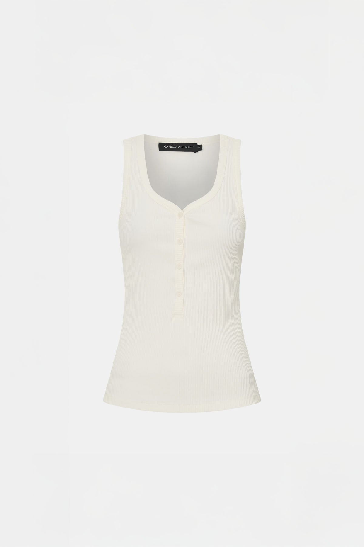 Camilla and Marc | Nora Button Down Tank - Soft White
