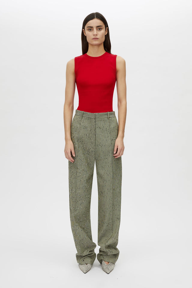 Camilla and Marc | Nora Crew Tank - Ruby Red