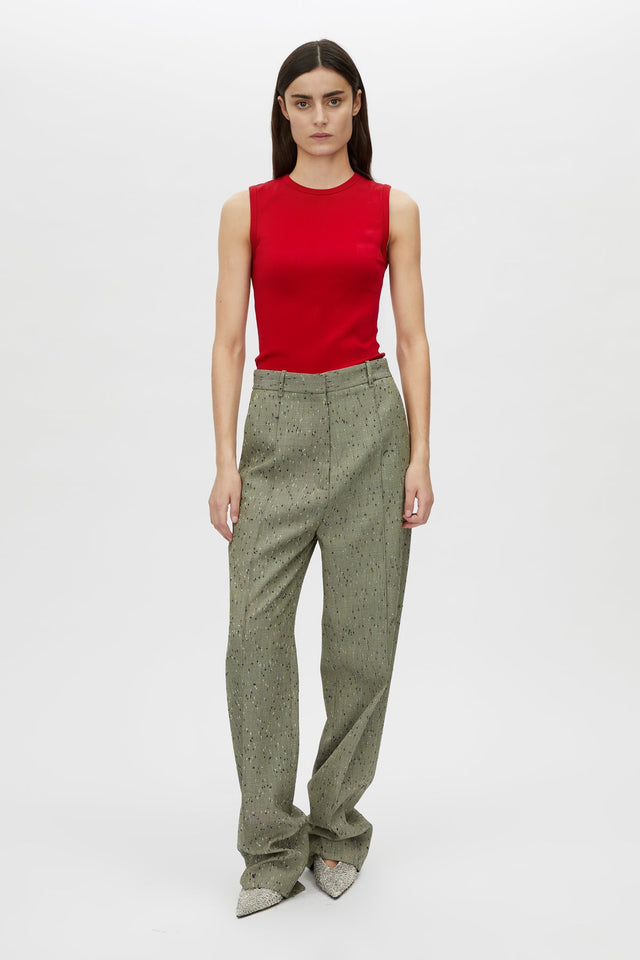 Camilla and Marc | Nora Crew Tank - Ruby Red