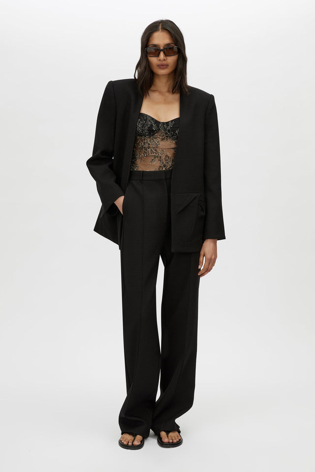 Camilla and Marc | Peregrine Lace Bodysuit - Black