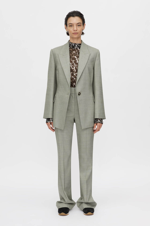 Camilla and Marc | Plumage Long Sleeve Top - Choc Plumage