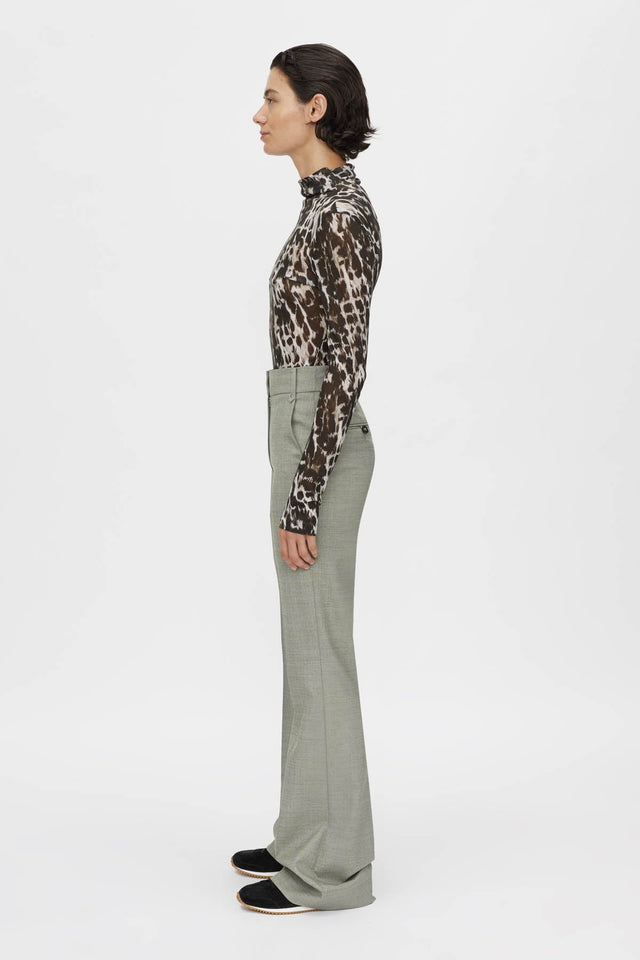 Camilla and Marc | Plumage Long Sleeve Top - Choc Plumage