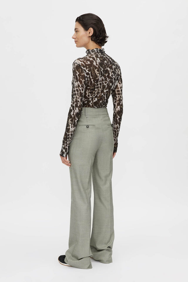 Camilla and Marc | Plumage Long Sleeve Top - Choc Plumage