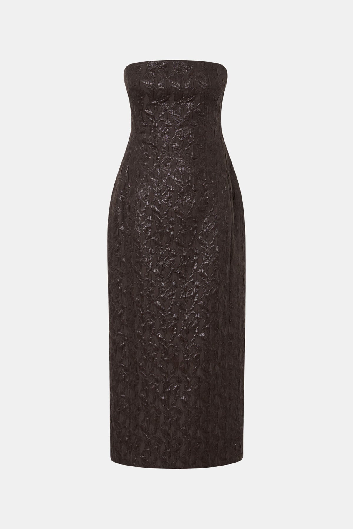 Camilla & Marc | Rennick Strapless Midi Dress - Chocolate