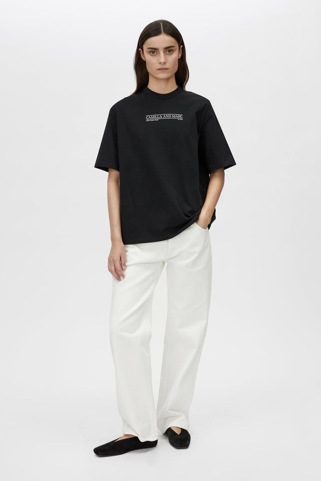 Camilla and Marc | Rigel Logo Tee - Black