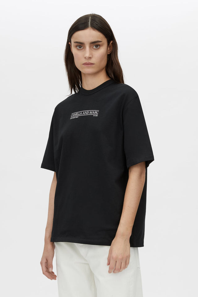 Camilla and Marc | Rigel Logo Tee - Black