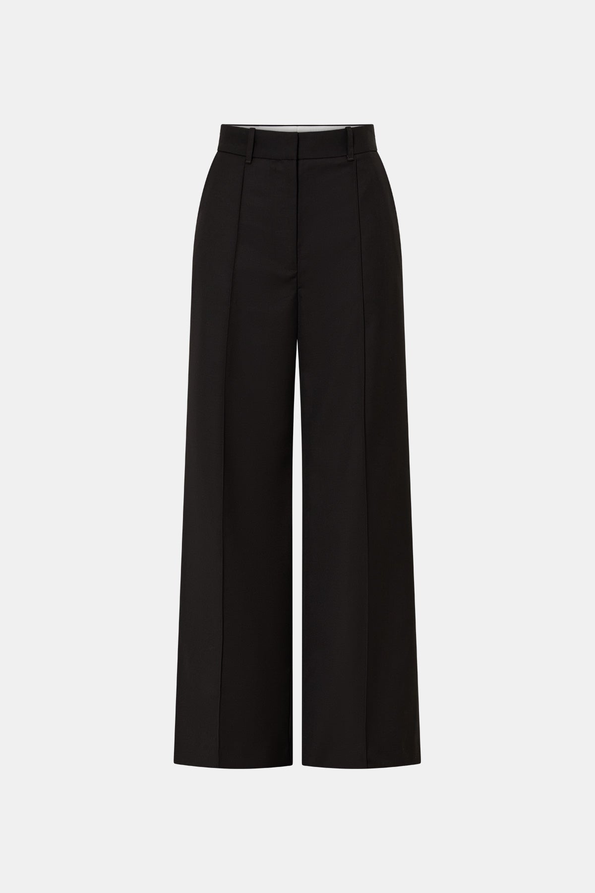 Camilla & Marc | Saxony High Waisted Pintuck Pant - Espresso Pindot