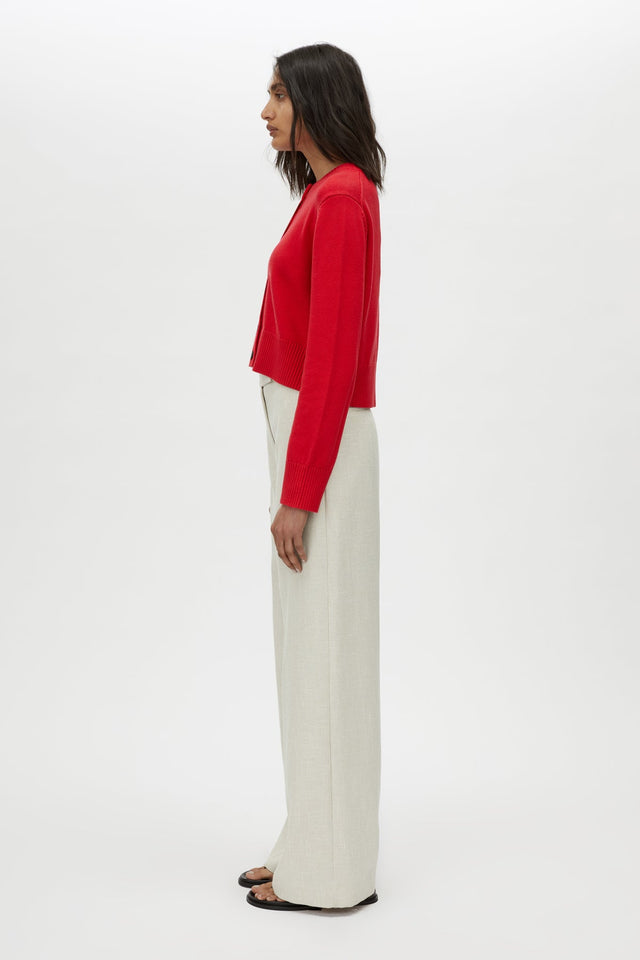 Camilla and Marc | Tori Knit Cardigan - Scarlet