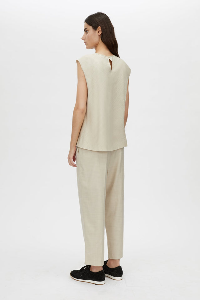 Camilla and Marc | Vector Crop Pant - Oat Melange