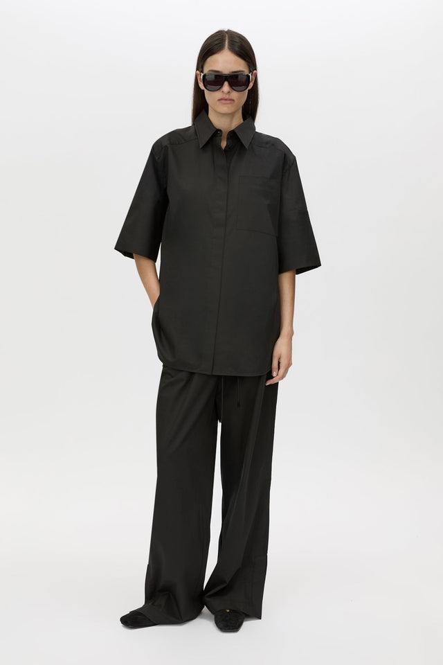 Camilla and Marc  | Winslow Short Sleeve Shirt - Black