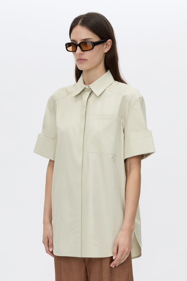 Camilla and Marc | Winslow Short Sleeve Shirt - Stone