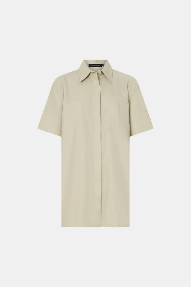 Camilla and Marc | Winslow Short Sleeve Shirt - Stone