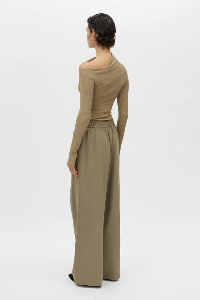 Camilla and Marc | Zeno Monogram Elastic Pant - Khaki