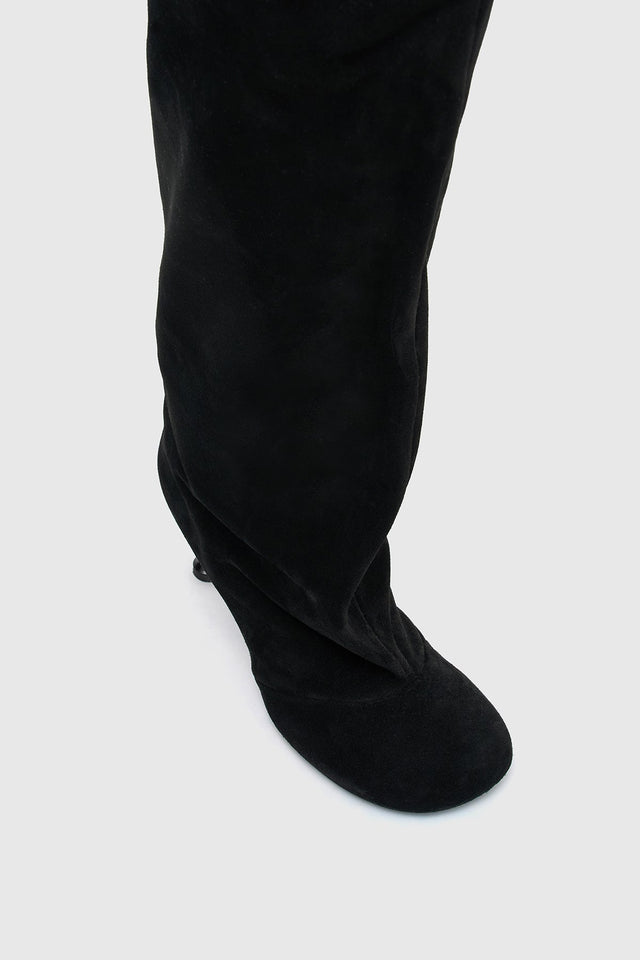 Camilla and Marc | Amber Knee High Boot - Suede Black