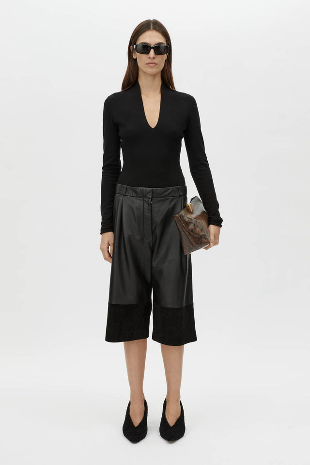 Camilla and Marc | Ashlar Knit Bodysuit - Black