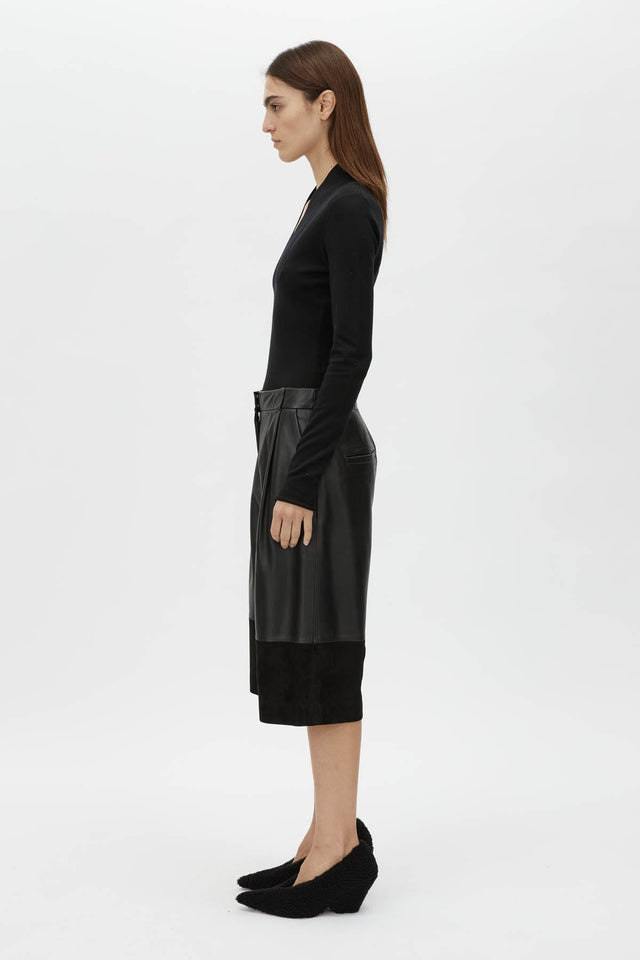 Camilla and Marc | Ashlar Knit Bodysuit - Black