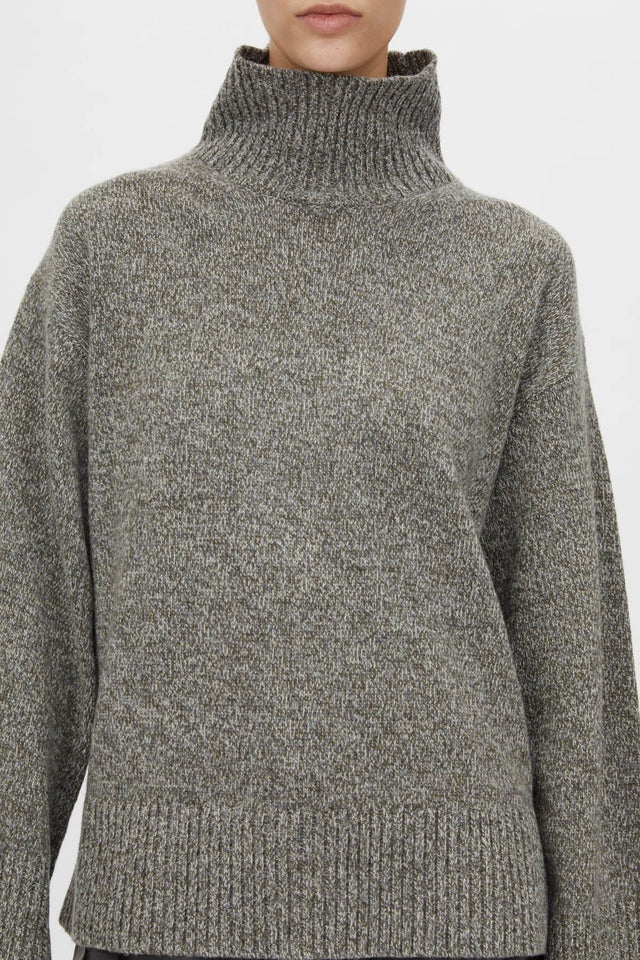 Camilla and Marc | Breccia Knit Sweater - Khaki Twill