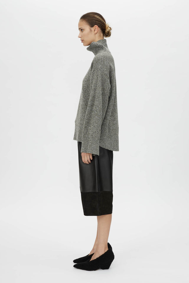 Camilla and Marc | Breccia Knit Sweater - Khaki Twill