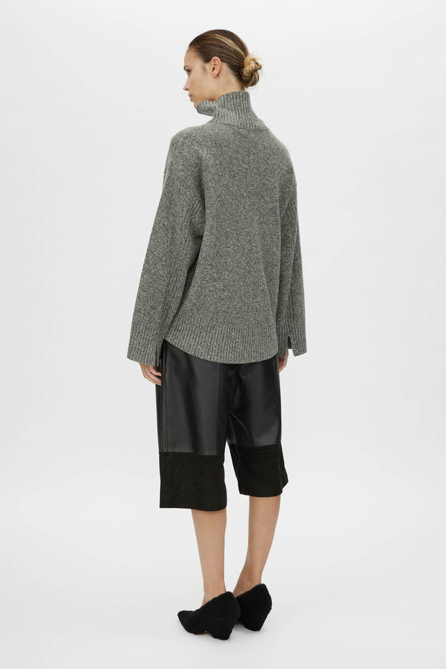 Camilla and Marc | Breccia Knit Sweater - Khaki Twill