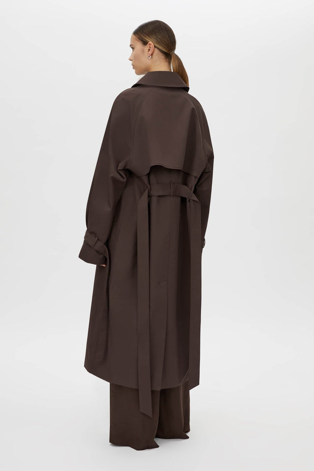 Camilla and Marc | Dia Car Coat - Bitter Chocolate