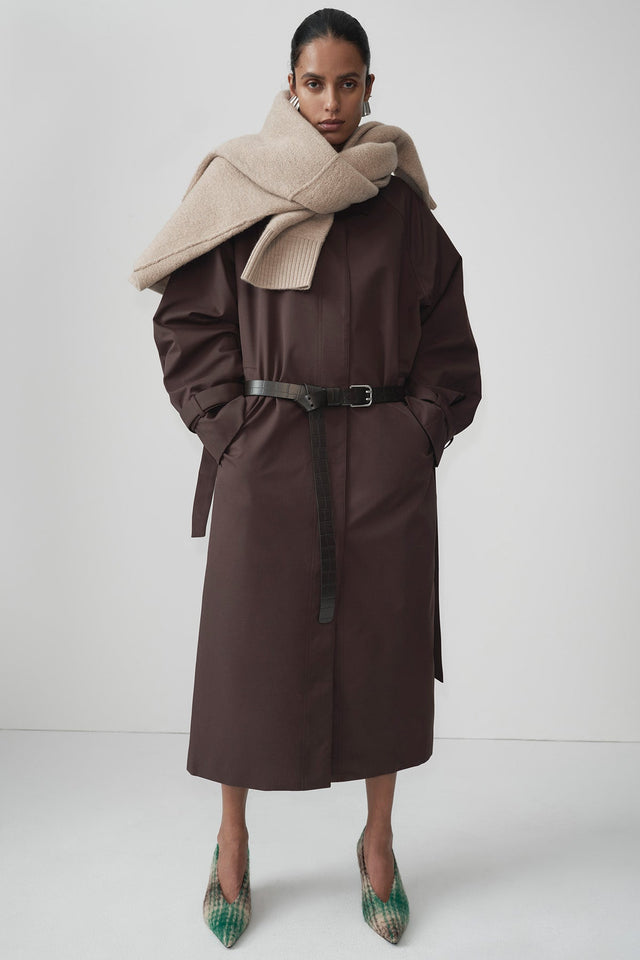 Camilla and Marc | Dia Car Coat - Bitter Chocolate