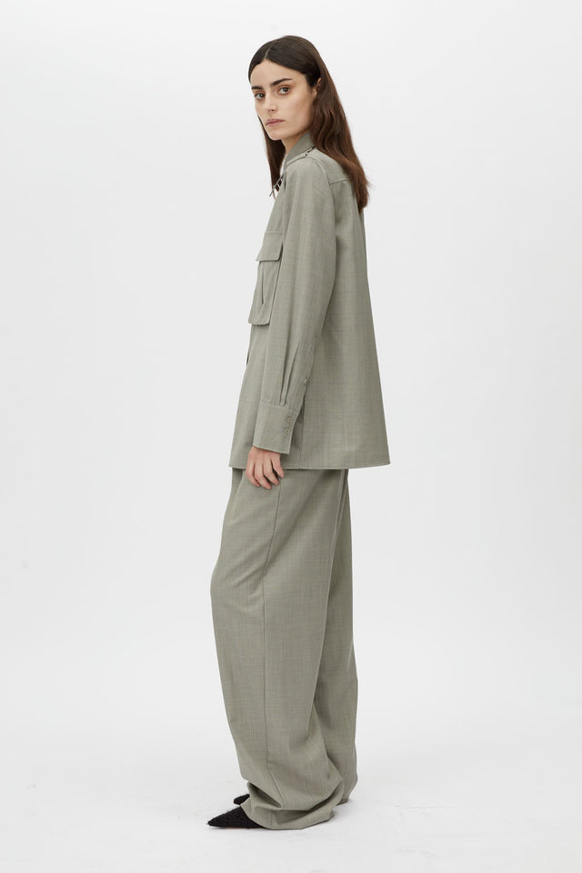 Camilla and Marc | Drew Shirt - Mottled Stone