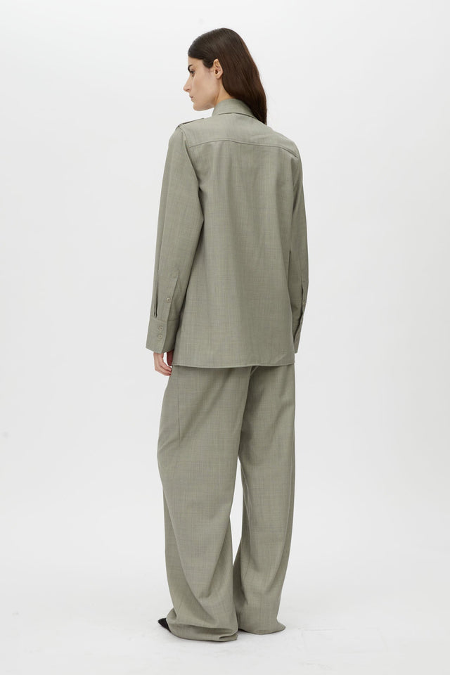Camilla and Marc | Drew Shirt - Mottled Stone