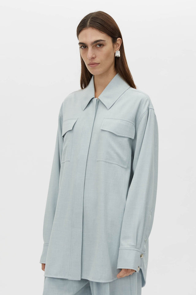 Camilla and Marc | Nevis Overshirt - Dusk Blue