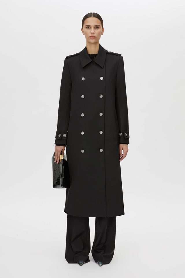 Camilla and Marc | Pilotis Trench Coat - Black