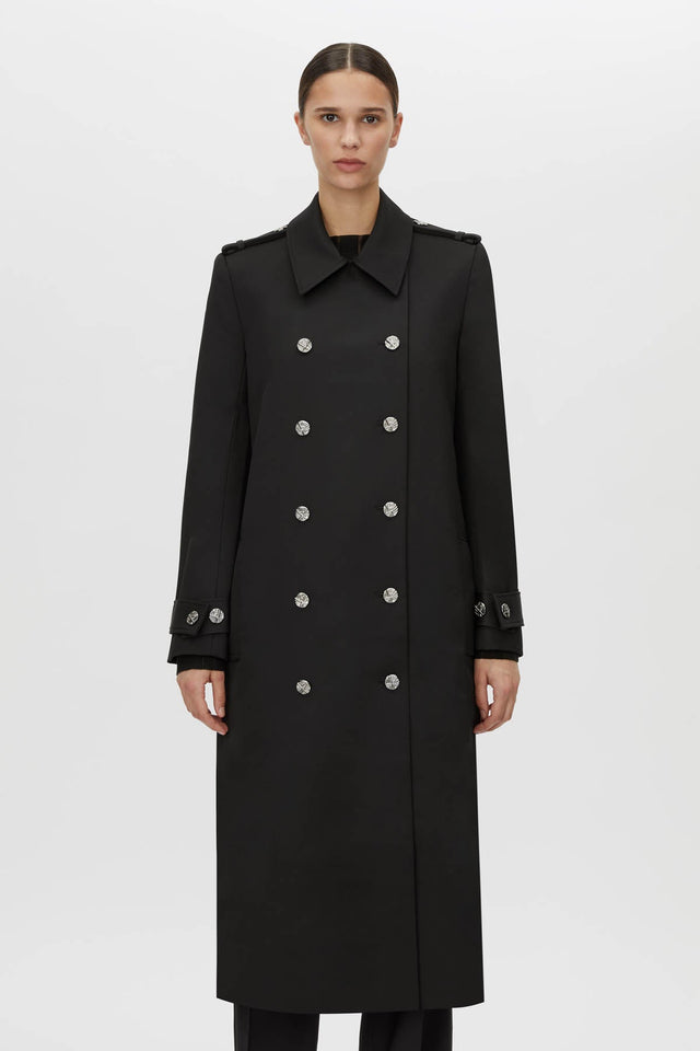 Camilla and Marc | Pilotis Trench Coat - Black
