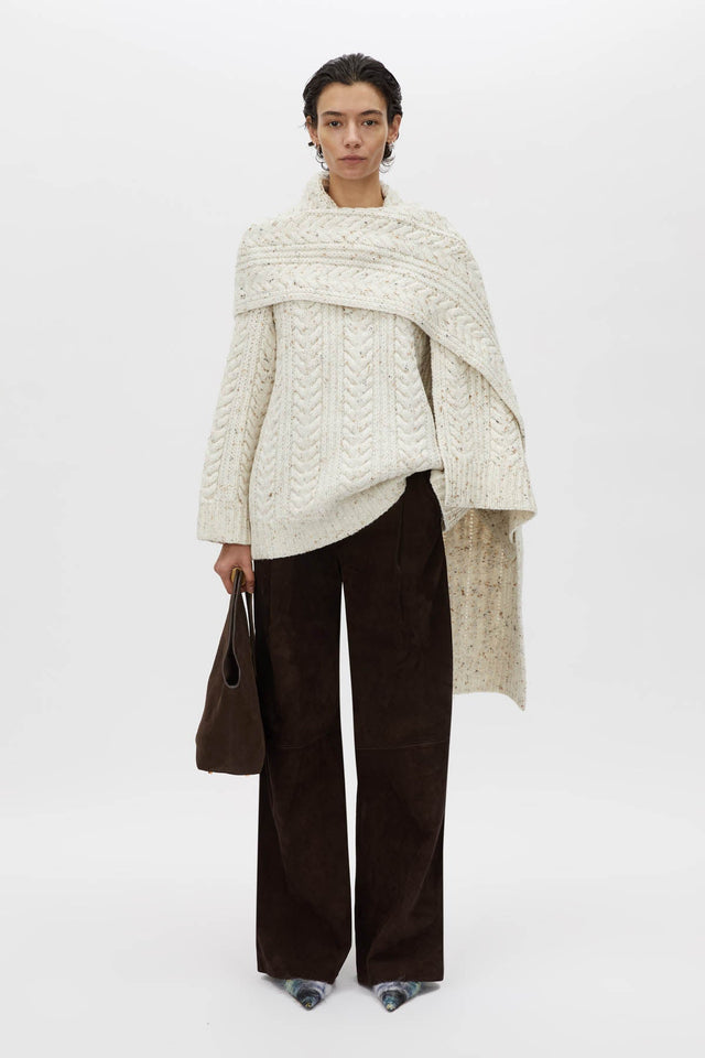 Camilla and Marc | Terrazzo Scarf - Cream Fleck