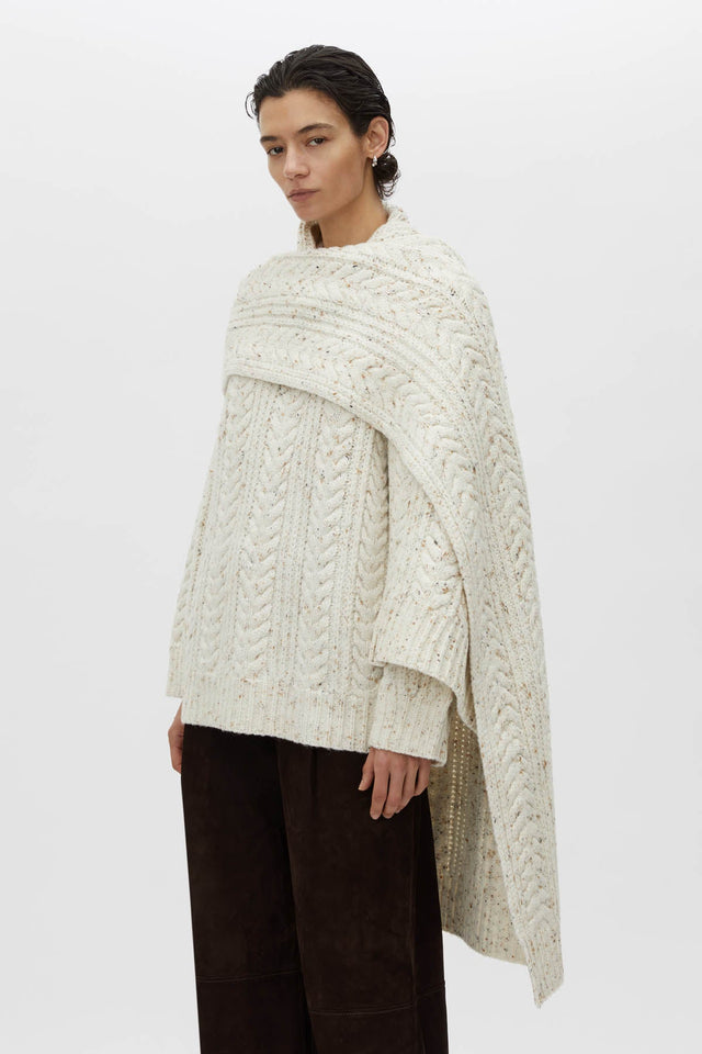 Camilla and Marc | Terrazzo Scarf - Cream Fleck