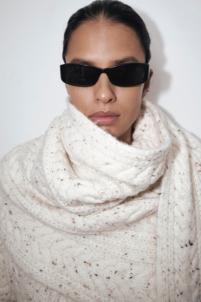 Camilla and Marc | Terrazzo Scarf - Cream Fleck