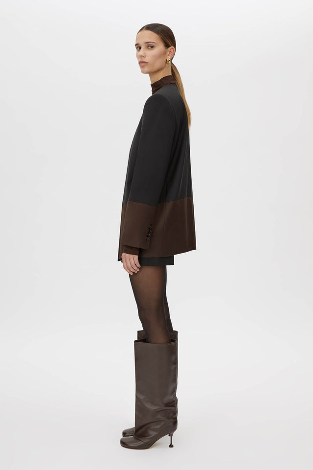Camilla and Marc | Vault Blazer - Black/Chocolate