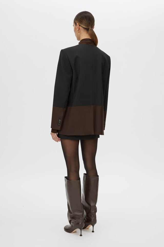 Camilla and Marc | Vault Blazer - Black/Chocolate