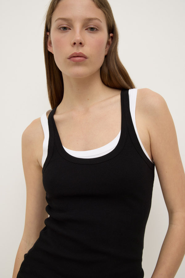 Assembly Label | Charlie Rib Tank - Black