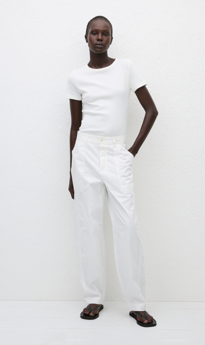 Matteau | Relaxed Cargo Pant - Chalk