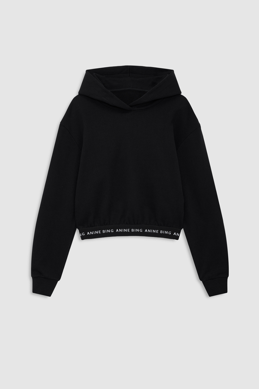 Anine Bing | Dany Cropped Hoodie - Black