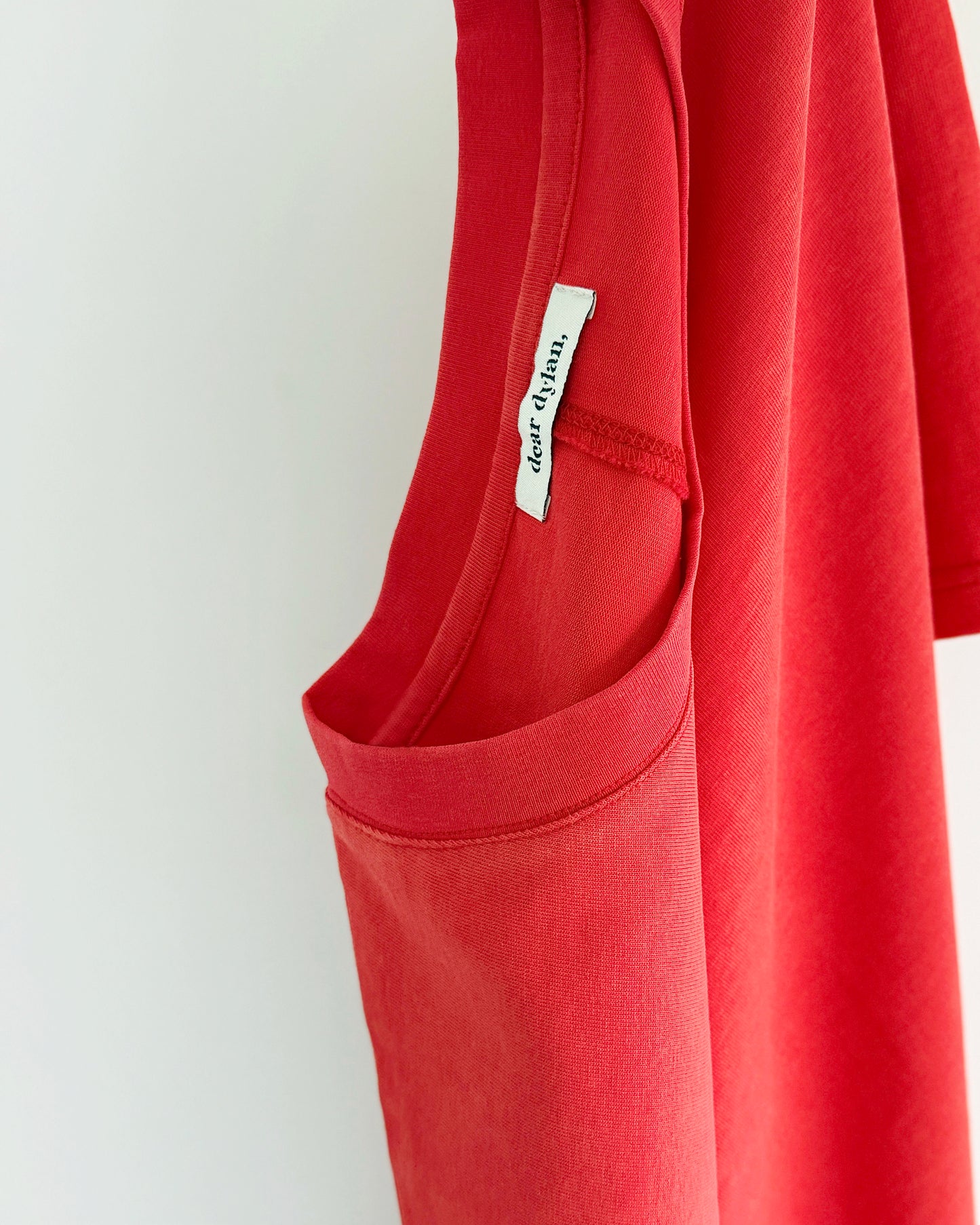 Dear Dylan | Dylan Oversized Tee - Vintage Red